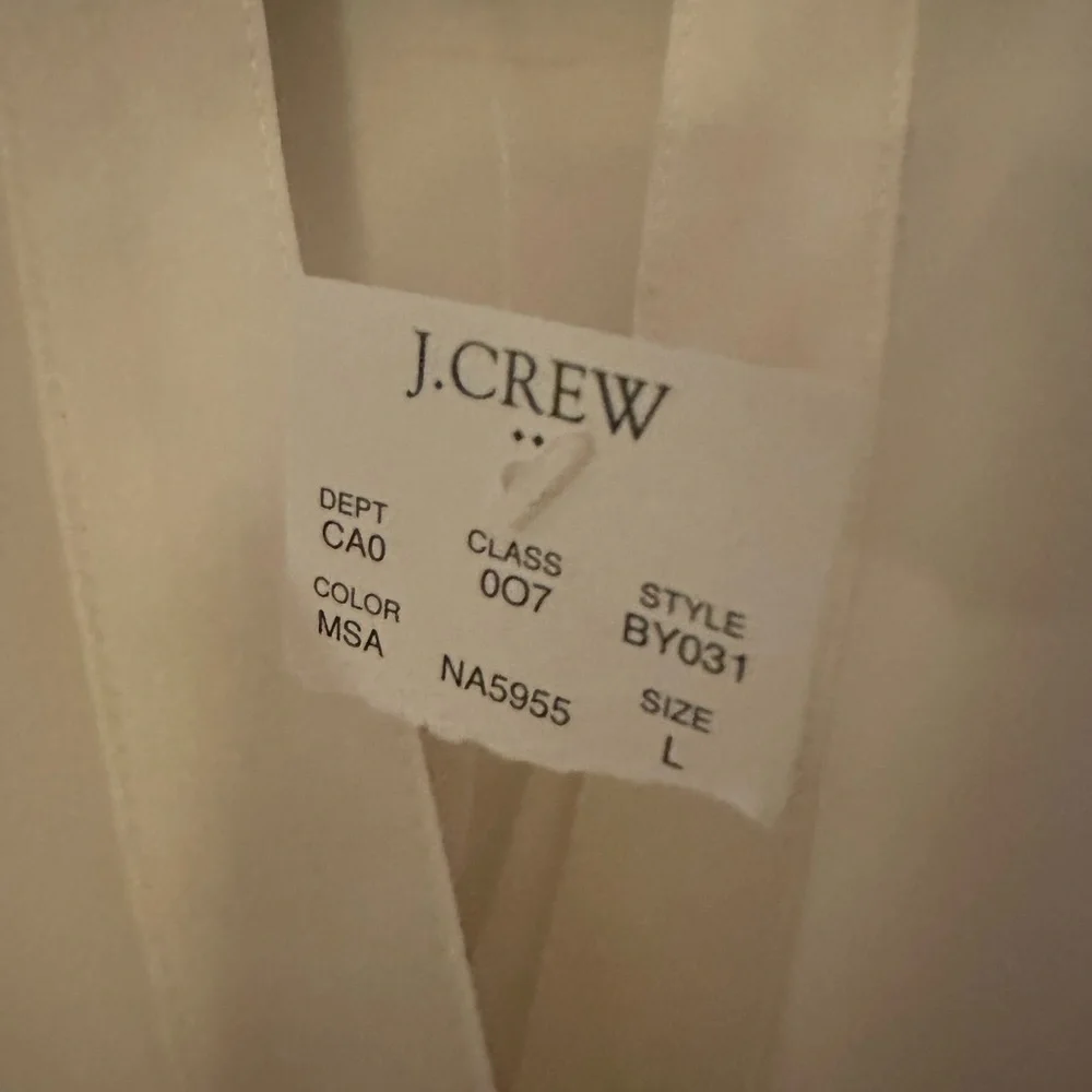 NWT J. Crew Top Womens Sleeveless V-neck popover top size Large - Picture 3 of 5